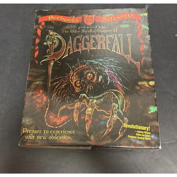Elder Scrolls Chapter 2 Daggerfall PC Game DOS Windows 1996 Manual CD-ROM Tested - Picture 3 of 16